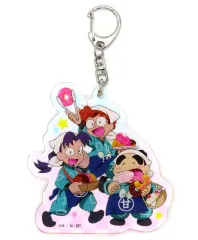 【中古】キーホルダー 猪名寺乱太郎＆摂津のきり丸＆福富しんべヱ アクリルキーホルダー 「忍たま乱太郎 学園祭! みんなあつまれ～の段 in KIDDYLAND」