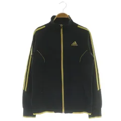 アディダス adidas CLIMALITE トラックジャケット ジャージ ジップアップ L ブラック /MY ■OS ■ECB001
