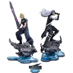 【中古】フィギュア クラウド・ストライフ vs セフィロス 「ファイナルファンタジーVII リバース」 SQUARE ENIX MASTERLINE 1/4 スタチュー