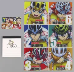 【中古】グッズセット 総北高校ver. Tカード＆オリジナルA4クリアファイル＆スタンドメモ帳 「弱虫ペダル GLORY LINE」