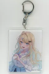 【中古】キーホルダー 白河月愛 片手ハート アクリルキーホルダー 「くじ引き堂 経験済みなキミと、経験ゼロなオレが、お付き合いする話。 5周年記念オンラインくじ」 C-5賞