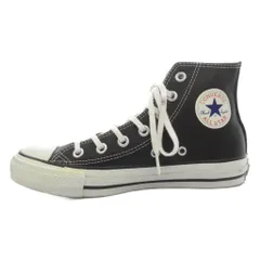 コンバース CONVERSE レザー オールスターハイ LEA ALL STAR HI ハイカットスニーカー シューズ 1B908 23cm 黒 ブラック /GV ■GY62