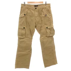 バーバリーブラックレーベル BURBERRY BLACK LABEL カーゴパンツ ミリタリー 79 ベージュ ストレート ノバチェック /FF ■GY62