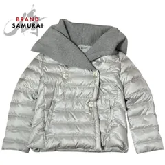 ISSEY MIYAKE イッセイミヤケ グレー ポリエステル/ウール/ダウン フェザー IM83FD518 ダウンジャケット レディース I2-00002【中古】のサムネイル