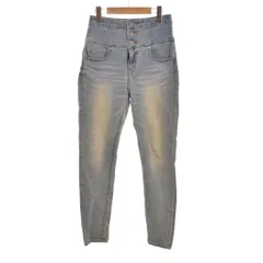 アズールバイマウジー AZUL by moussy ハイウエスト デニムパンツ M 水色 ライトブルー ■ECD001