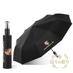 PORSCHE GT4 RS BLACK 傘 UMBRELLA 折り畳み 黒黄 - メルカリ