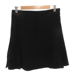 ヴァレンティノ ヴァレンチノ  VALENTINO ミニスカート ハイウエスト ギャザー 6 黒 ブラック /FF ■GY62