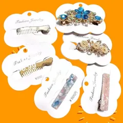 大特価　6個セット　ヘアアクセサリー　ヘアクリップ　ヘアピン　髪留め　前髪クリップ　実物画像　1月