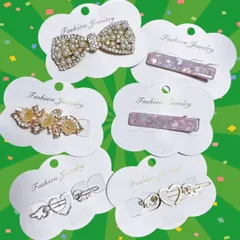 大特価　6個セット　ヘアアクセサリー　ヘアクリップ　ヘアピン　髪留め　前髪クリップ　実物画像　4月