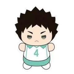 【中古】ぬいぐるみマスコット・ぬいぐるみバッジ 岩泉一 「ハイキュー!! もちもちマスコットたっち vol.1」