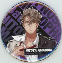 【中古】バッジ・ビンズ 天国獄(文字斜め) 「ヒプノシスマイク -Division Rap Battle- ディビジョン・ファンミーティング トレーディング缶バッジ(.Bad Ass Temple)」