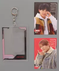 【中古】収納・携帯用アイテム TETTA＆NAOYA(ONE N’ ONLY) トレカキーホルダー＆カードセット 「EBiDANくじ vol.2 ～I want to spend my holidays with you!～」 C賞