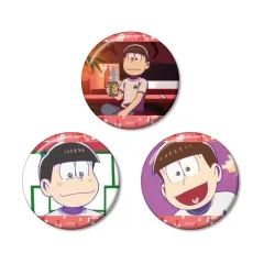 【中古】バッジ・ビンズ おそ松 場面写缶バッジ3個セット 「おそ松さん」