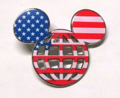 【中古】バッジ・ピンズ ミッキーマウス(アメリカイメージ) ピンズ 「ディズニー」 ディズニーパークス限定