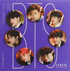 【中古】バッジ・ピンズ [単品] BTS(防弾少年団) ピンボタン(缶バッジ)7個セット 「写真集『Dicon BEHIND THE SCENE ～僕たちが一緒なら砂漠も海になる～』JAPAN SPECIAL EDITION」 同梱品