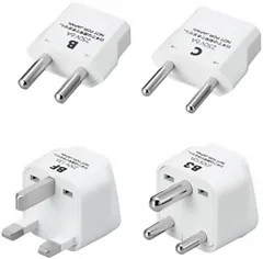 新品 ヤザワコーポレーション 海外専用 変換プラグ 香港対応セット B･C・BF･B3タイプ ホワイト KPS4