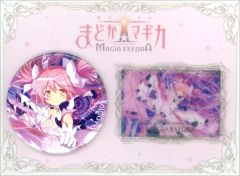 ビッグ缶バッジ＆箔押しカードセットアルティメットまどか 魔法少女
