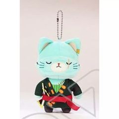 [중고] 봉제 장난감 마스코트 봉제 장난감 배지 로로노아 조로 withCAT 아이 마스크 봉제 장난감 열쇠 고리 [원피스]