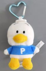 あひるのペックル ミニマスコットホルダー キーホルダー ぬいぐるみ