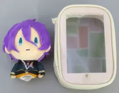 【中古】ぬいぐるみマスコット・ぬいぐるみバッジ 歌仙兼定 ポーチ付き御伴フィンガーパペット 「フリューくじ 刀剣乱舞ONLINE 御伴散歩 ～ぽちくじ～」 A賞