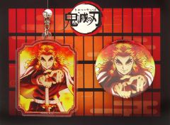 鬼滅の刃 無限列車編 缶バッジ アクリルキーホルダー アクキー 煉獄 杏 