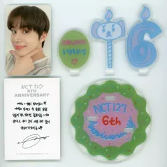 【中古】アクリルスタンド・アクリルパネル ジョンウ(NCT 127) アクリルスタンド＆ARボイスカードセット NCT 127 Debut 6th Anniversaryグッズ