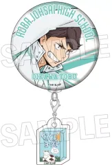 【中古】バッジ・ビンズ 及川徹 ウォーミングアップ!!チャームつき缶バッジ 「ハイキュー!!」