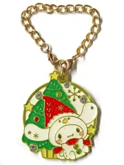 【中古】キーホルダー シナモロール クリスマスキラキラチャーム 「サンリオキャラクターズ」 クリスマス2024 サンリオショップ対象商品購入特典