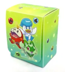 【中古】サプライ ポケモンカードゲーム デッキケース ニャオハ＆ホゲータ＆クワッス ポケモンセンター限定
