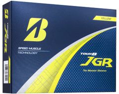 Brand new BRIDGESTONE TOUR B JGR golf balls, 2025 model, 12 balls per pack, yellow (J5YX).