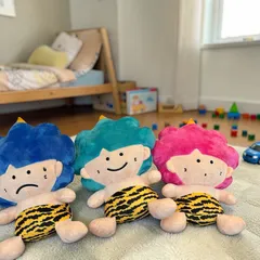 タグ付き ゴロピカドン BIGぬいぐるみ３点セット