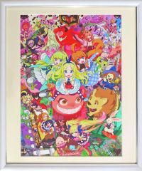ディズニー公式 ファインアート 塔の上のラプンツェル 中川翔子アート