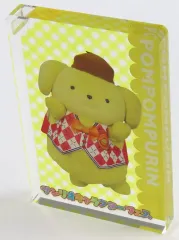 【中古】キーホルダー ポムポムプリン(衣装ダイヤ) 「サンリオキャラクターズ サンリオキャラクターフェス ライブキャラ アクリルブロックキーチェーン」