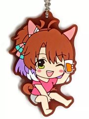 [중고] 열쇠 고리 댄츠 프레임 [극장판 말 딸 프리티 더비 신시대의 문 NAMCO Promotion~Relax time~ 클리어 러버 마스코트~Relax time~] 반다이남 코어 뮤즈먼트 한정