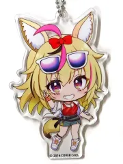 【中古】キーホルダー 尾丸ポルカ デフォルメアクリルボールチェーン ねぽらぼとおでかけver. 「バーチャルYouTuber ホロライブ」 GiGO限定