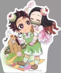 【中古】雑貨 竈門炭治郎＆竈門禰豆子(2022/ハロウィン) 「WEBSHOPくじ 鬼滅の刃 みにきゃら5周年記念 大集合くじ 竈門炭治郎 コレクションミニスタンディ」