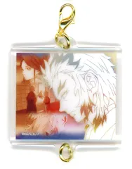 【中古】キーホルダー 煉獄杏寿郎(デザイン100) 「アニメ 鬼滅の刃 柱展 -そして無限城へ- 柱百景～絆アクリルチャーム15～ 煉獄杏寿郎」