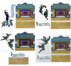 【中古】アクリルスタンド・アクリルパネル 全4種セット ビッグジオラマアクリルスタンド 「劇場版 忍たま乱太郎 ドクタケ忍者隊最強の軍師」 モーリーファンタジー・PALO限定