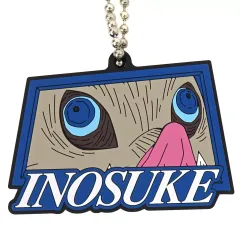 【中古】キーホルダー 嘴平伊之助 極厚ラバーキーホルダー 「劇場版 鬼滅の刃 無限列車編 リバイバル上映」 ポップコーンバッグ購入特典