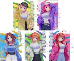 【中古】アクリルスタンド・アクリルパネル 全5種セット イラストアクリルボード ストリートパーカー ver. 「五等分の花嫁＊」 GiGO限定