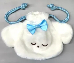 【中古】バッグ こいぬ(みずいろ) 「ちょんまげこいぬの巾着ポーチ」