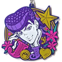 【中古】キーホルダー 東方仗助 ラバーチャーム 「一番くじ ジョジョの奇妙な冒険 -THE★JOJO WORLD-」 J賞
