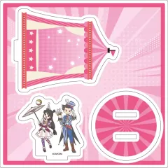 【中古】アクリルスタンド・アクリルパネル 01.成歩堂龍一＆綾里真宵(サーカスver.) グラフアートイラスト アクリルスタンドプレート 「逆転裁判シリーズ」