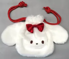 【中古】バッグ こいぬ(あか) 「ちょんまげこいぬの巾着ポーチ」