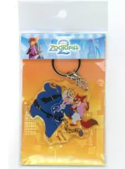 【中古】キーホルダー ニック＆ジュディ＆クロウハウザー 2連アクリルキーホルダー 2Dアートシリーズ 「ズートピア2」