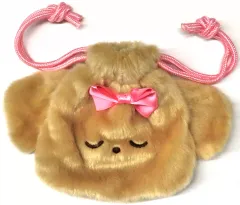 【中古】バッグ こいぬ(ぴんく) 「ちょんまげこいぬの巾着ポーチ」