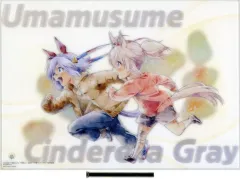 【中古】アクリルスタンド・アクリルパネル オグリキャップ＆タマモクロス(幼少期) 描きおろしアクリルボード 「一番くじ アニメ ウマ娘 シンデレラグレイ 灰の怪物vs白い稲妻」 G賞