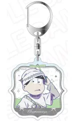 【新品】キーホルダー [新品] チョロ松 ホログラムアクリルキーホルダー 中華風リボン ver. 「おそ松さん」