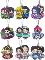 【中古】キーホルダー 全9種セット 「鬼滅の刃 キャラばんちょうこうラバーマスコット 拾参ノ型 無限城編」