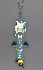 【中古】キーホルダー 白上フブキ(名前) 推したい名!ラバーチャーム 「一番くじ ホロライブ ～Villain Style～」 推したい名!賞